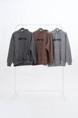 Eyelet Fleece Hooded Zip Up