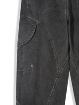 Rounding Dyeing Cargo Pants (2color)