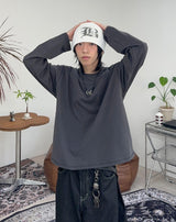 ラベドクロップソフトロングスリーブ