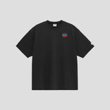 ダーティーウォッシュドロゴTシャツ