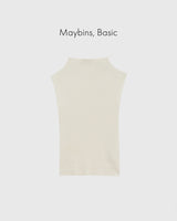【MADE】Half neck sleeveless