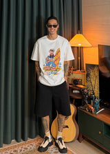 [ VirStyle Original ] INKKI Canvas Carpenter Shorts 4COLOR