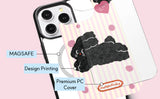 FLUFFY RABBIT MAGSAFE PHONE CASE