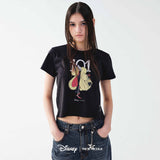 DISNEY 101 CRUELLA CROP TOP_BLACK