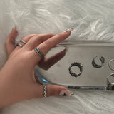 Surge Dot Line Open Ring