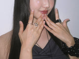 [925silver] Silver Veil ring