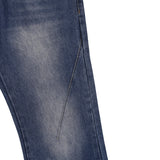 ASCLO 斜めカットブーツカットデニムパンツ
