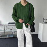 OWN Leaf Long Sleeve Knitwear Zip-Up (3 colors)