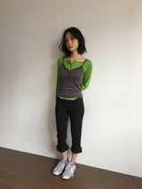 コア スター スリーブレス(3color)