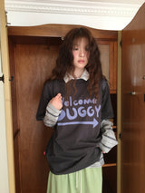 【即日発送】YWD WELCOME T-SHIRTS_CHARCOAL (1color)