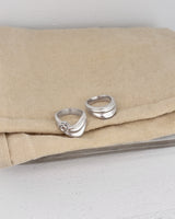 [925SILVER] DRAPE WAVE FRILL RING