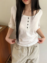 Enda Roll-Up 7-Sleeve T-Shirt