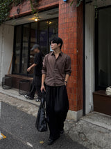 Core pocket crop shirt