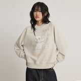 ヴィンテージ GOOREUM ドローイングラグランスウェット