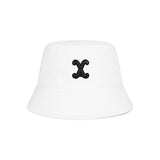 VA Curved Patch Bucket Hat / White