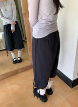 ユビチストラップバミューダ9分丈パンツ