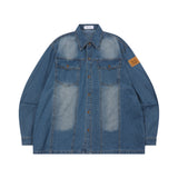 ALYTH ROLL UP DENIM SHIRT UNISEX (2Color)