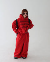 [UNISEX] Cash lettering jogger & wide pants