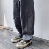 3D Paneled Functional Drawstring Pants