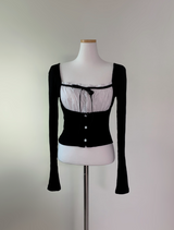 ベネラリボンスクエアトップ (black)