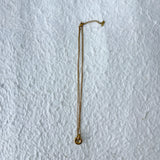 Double Ring Pendant Necklace