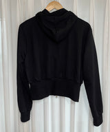 stud hood zip-up
