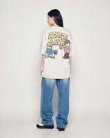 25FW AC ベアグラフィティ半袖Tシャツ ライトグレー