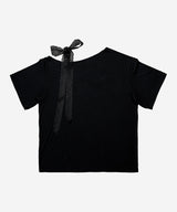 アイリスレースリボンTシャツ #Black(黑)
