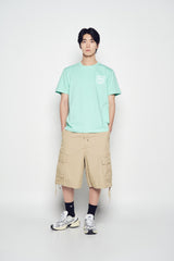 25SS MIX TYPE GRAPHICS SHORT SLEEVE T-SHIRT EMERALD GREEN