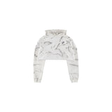 Crop Damage Sweatshirt (WHITE)