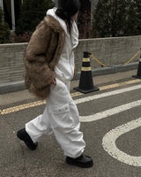 Wild fur jacket