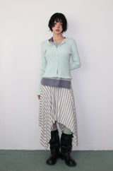 HALTER LAYERED OFF-TEE