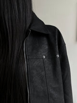 [unisex] バインオイルレザージャケット
