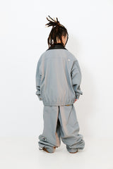 VARIETY PATCH SNAP JACKET ASH BLUE