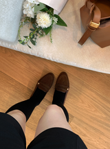 Love In 1006 Gold Ball Formal Loafers 