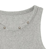 Ake Studded Sleeveless Gray [WOMEN]
