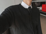 ASCLO Heavy Crop Knit Cardigan (3color)