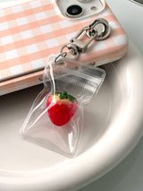 Strawberry Pocket Keyring