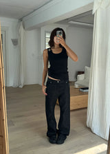 SHOULDER EYELET SLEEVELESS (4color)