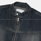Wayne Biker China Denim Jacket