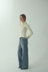 SAILOR RIBBED KNIT PULLOVER_IVORY