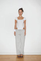 Athletic bodysuit - white