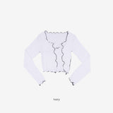 Lutz Corset Wave Crop Tee