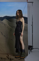 SLIT LONG ONEPIECE