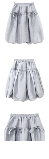 CLOUD SKIRT IN LIGHT GREY