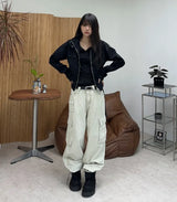 Deen high-neck cropped jacket