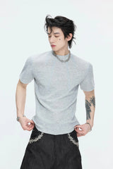 Contrast Stitch Slim T-Shirt