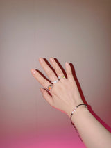 Twin star ring