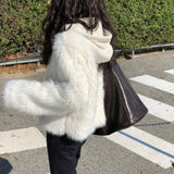 [Daily Bag👜] ナイトレザーショルダーバッグ ビッグバッグ ボブサンバッグ 旅行バッグ ノートパソコンバッグ 3色 [Brown only]