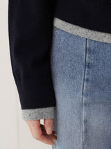 Edge Color Matching Knit